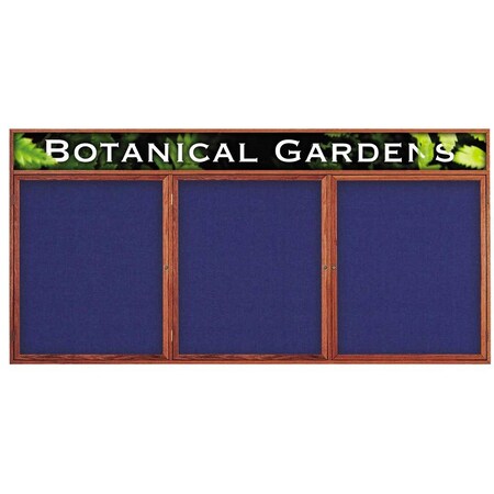 United Visual Products Board, 24x36, Walnut/Black UV101EZ-BLACK-WALNUT